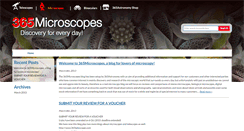 Desktop Screenshot of 365microscopes.com